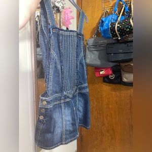 Skirt overalls denim    Good condition